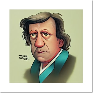 Georg Hegel | Comics Portrait Posters and Art